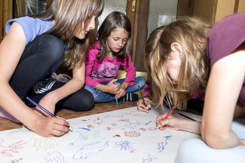 Cesta z města: dětská výtvarně-hu­deb­ní díl­nička (3 – 9 let)